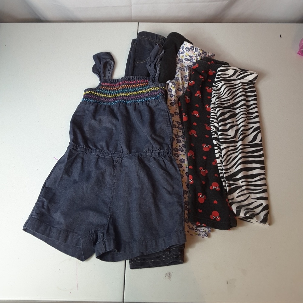 Healthtex and Garanimal Romper & Leggings 4T